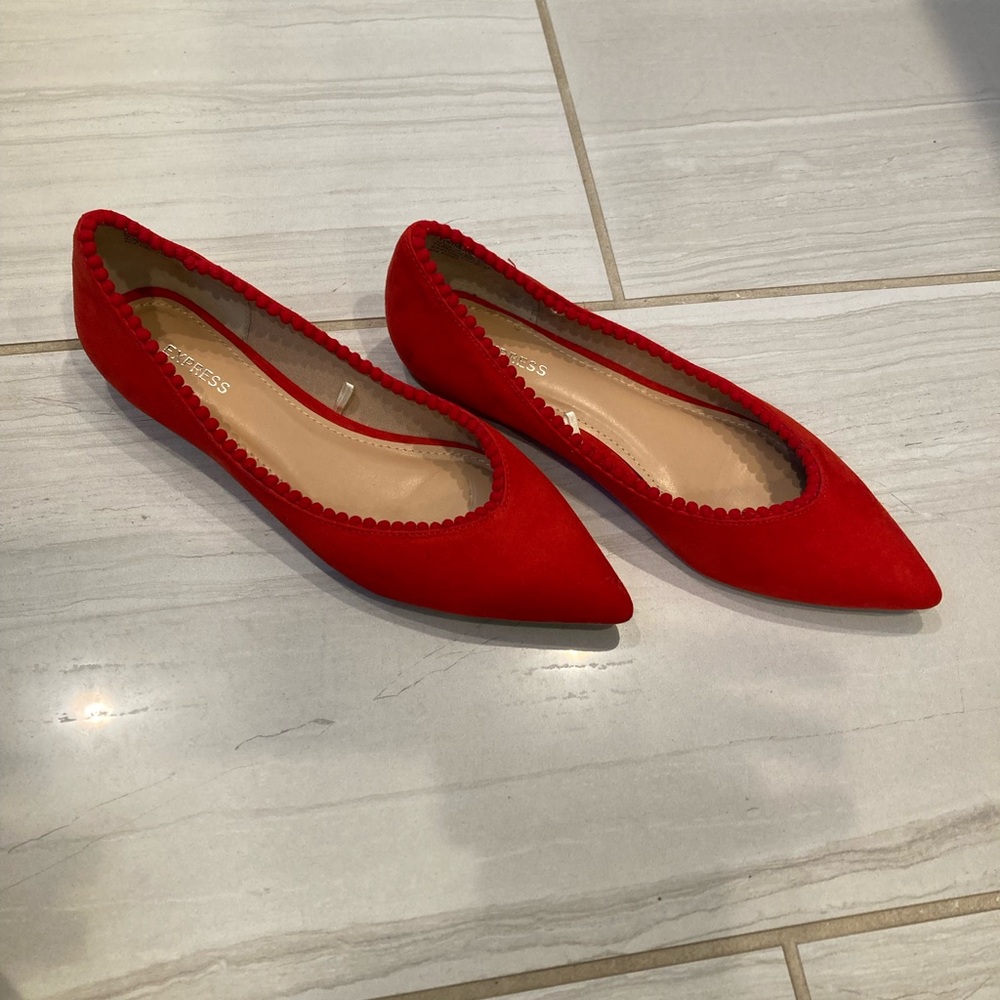 Express Cherry red flats - Picture 4 of 4